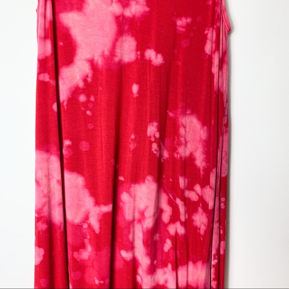 BCX Sleeveless Red Rare Acid Wash Women Dress Sz S 1/1 - Picture 3 of 9